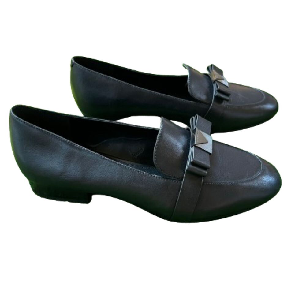 Michael Kors Women's  Black Leather Loafers Size 6.5M - Picture 4 of 8